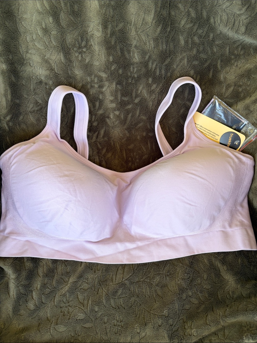 Shapermint Trukind Daily Comfort Wirefree Lavender Bra - 4XL 10022 - Picture 2 of 6
